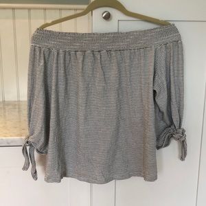 Pebble & Stone striped top